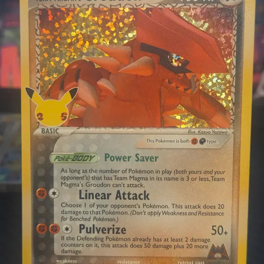 [BUNJANG] Pokemon TCG North America 25th Anniversary Celebrations Grandon / 포켓몬 카드 북미판 25주년 마그마단의 그란돈
