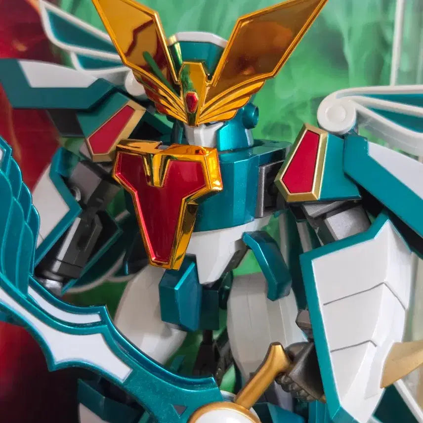 [BUNJANG] MegaHouse Variable Metallic Super Grandzord Set (Opened, Displayed) / 팝니다 메가하우스 베리어블 메탈릭 슈퍼그랑죠 세트 개봉전시품 (건큐브 장식장 포함)