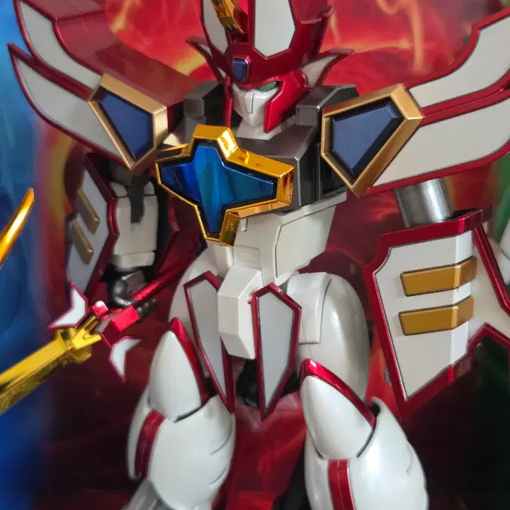 [BUNJANG] MegaHouse Variable Metallic Super Grandzord Set (Opened, Displayed) / 팝니다 메가하우스 베리어블 메탈릭 슈퍼그랑죠 세트 개봉전시품 (건큐브 장식장 포함)