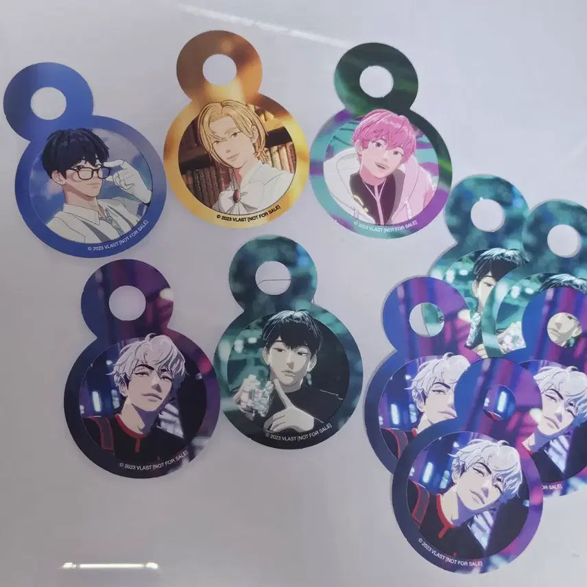 [BUNJANG] Plaive Aniplex Pop-up Straw Pick All Members + Hamin 2 / Eunho 3 Bundle Set / 플레이브 애니플러스 팝업 스트로우픽 올멤 +하민2/은호3 일괄