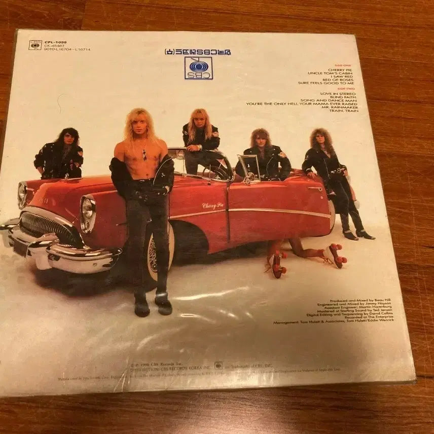 [BUNJANG] Warrant Cherry Pie LP Vinyl / 워런트 - 체리파이 LP 팝니다.