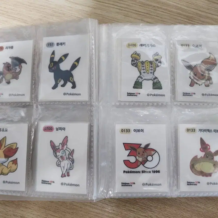 [BUNJANG] Pokemon 30th Anniversary Stickers Bundle Set / 급처)포켓몬 30주년 띠부실 30종 싸게 팔아요