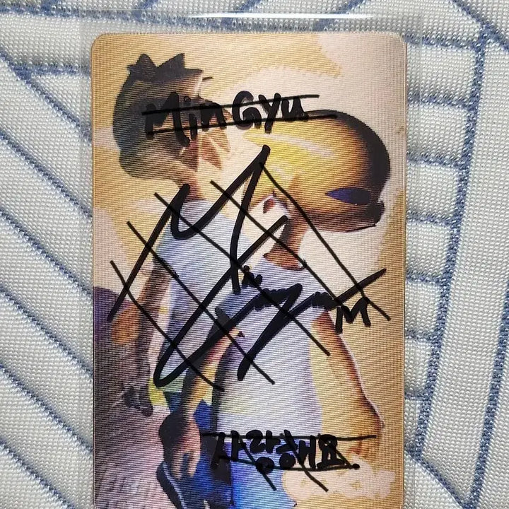 [BUNJANG] SEVENTEEN Mingyu CXM Signed Photocard / 세븐틴 민규 CXM 사인포카