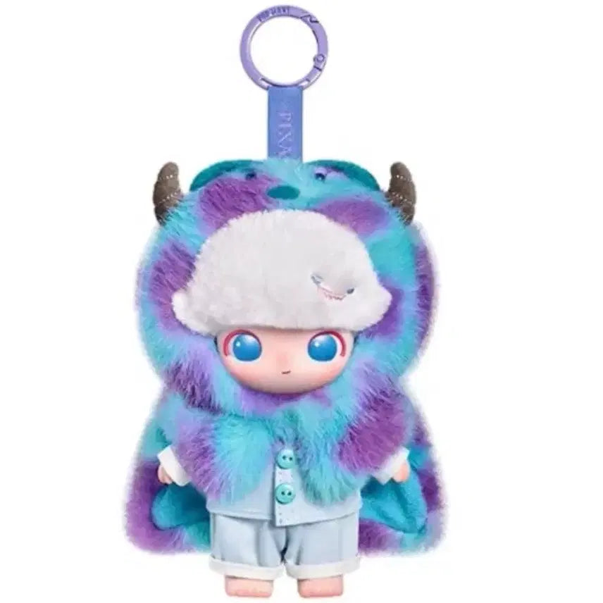 [BUNJANG] POP MART Dimoo Pixar Collaboration Sulley Plush Keychain / 팝마트 디무 픽사 인형 키링(설리)