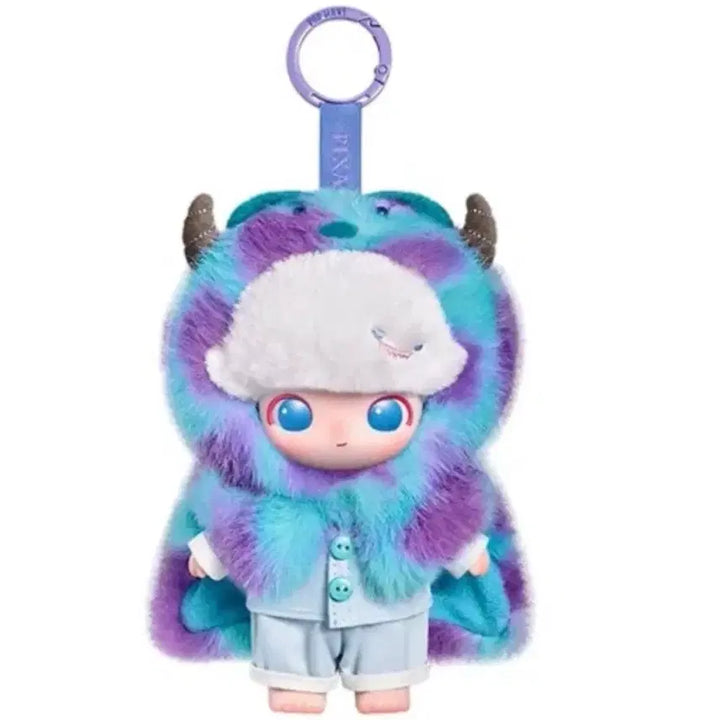 [BUNJANG] POP MART Dimoo Pixar Collaboration Sulley Plush Keychain / 팝마트 디무 픽사 인형 키링(설리)