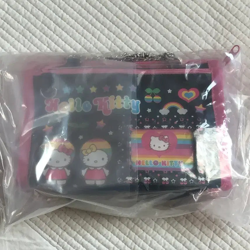 [BUNJANG] Sanrio (Mune Kyun) Heisei Hello Kitty Denim Pouch / 무네큥 헤이세이 헬로키티 데님파우치