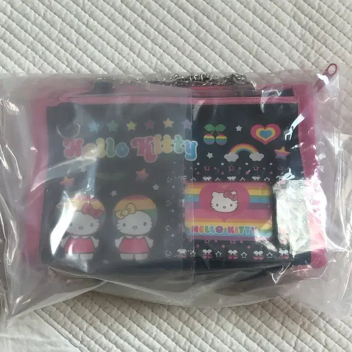 [BUNJANG] Sanrio (Mune Kyun) Heisei Hello Kitty Denim Pouch / 무네큥 헤이세이 헬로키티 데님파우치