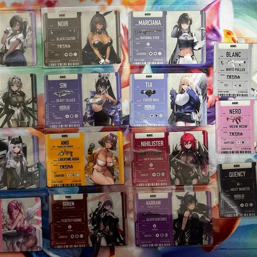 [BUNJANG] Bandai Nikke Metallic Card Bundle Set (15 cards) / 반다이 니케 메탈카드 15장 일괄 판매