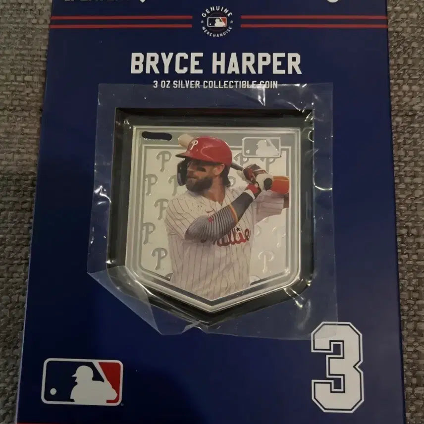 [BUNJANG] Bryce Harper 3 oz Silver Coin / 3온스 아고로 브라이스 하퍼 은화