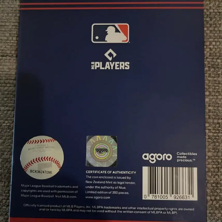 [BUNJANG] Bryce Harper 3 oz Silver Coin / 3온스 아고로 브라이스 하퍼 은화
