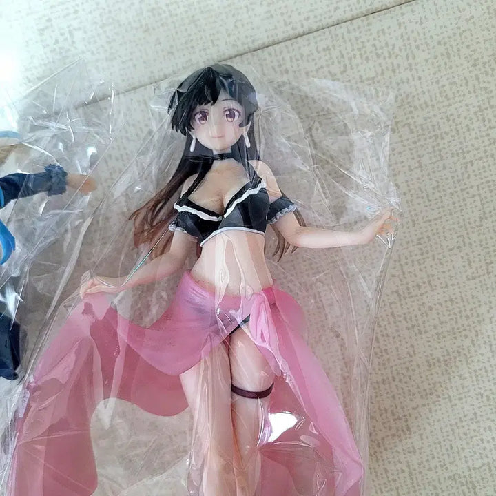 [BUNJANG] Rent-a-Girlfriend Chizuru &amp; That Time I Got Reincarnated as a Slime Rimuru Figure Set / 정크) 여친 빌리겠습니다 치즈루 전생슬 리무르 받침분실 피규어 세트