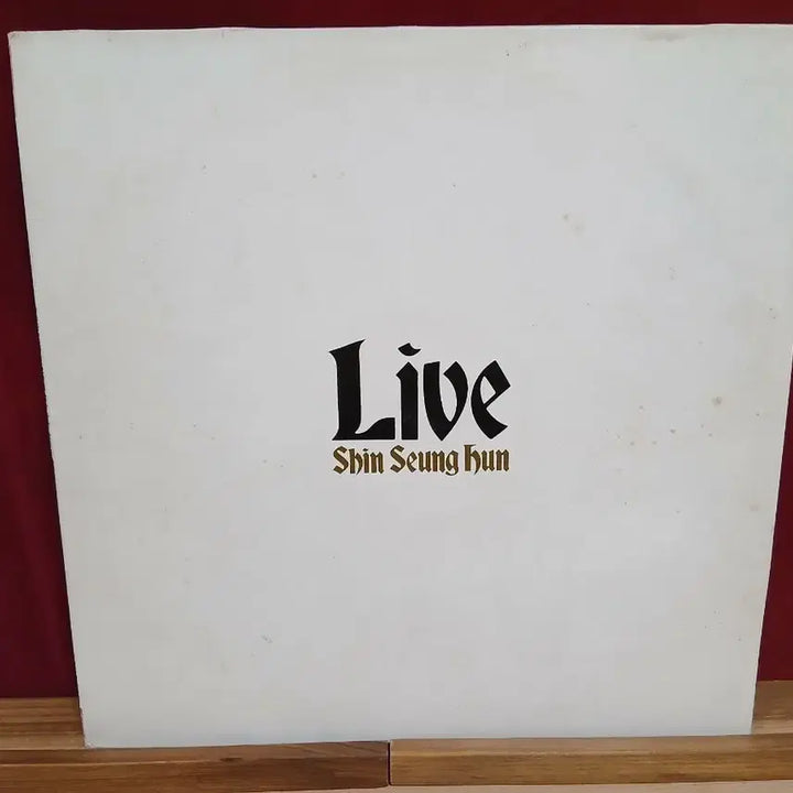 [BUNJANG] Shin Seung Hun Live Album LP / 신승훈 Live 앨범 lp