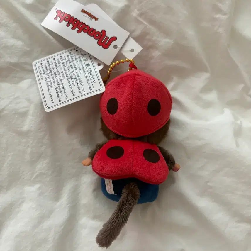 [BUNJANG] Monchhichi Ladybug Keyring / [엔화 정가 양도/정품 택O] 몬치치 무당벌레 키링