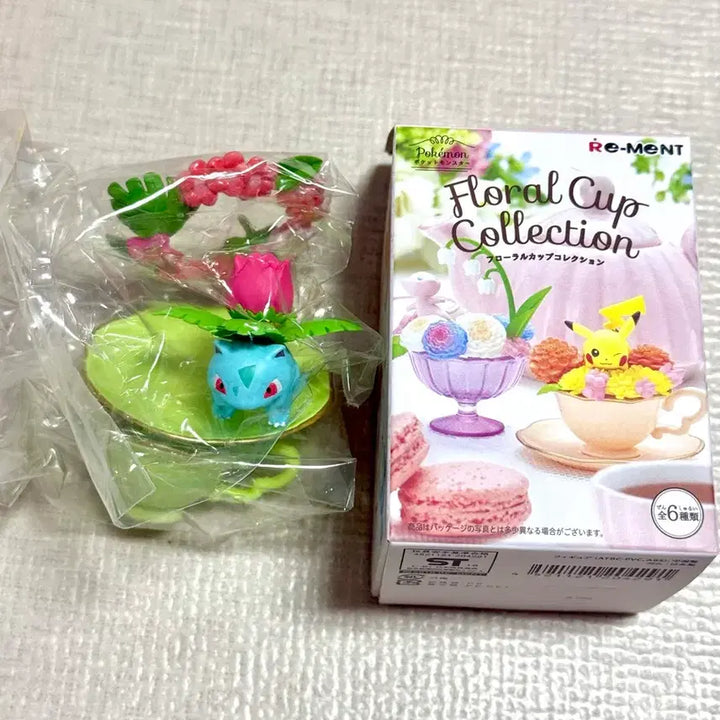 [BUNJANG] Pokemon Bulbasaur Floral Cup Re-Ment Figure (Sealed) / 포켓몬 이상해풀 플로럴컵 리멘트 미개봉