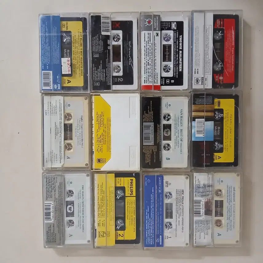 [BUNJANG] Various Artists 12-Piece Cassette Tape Bundle Set / 카세트테이프 정품 12개