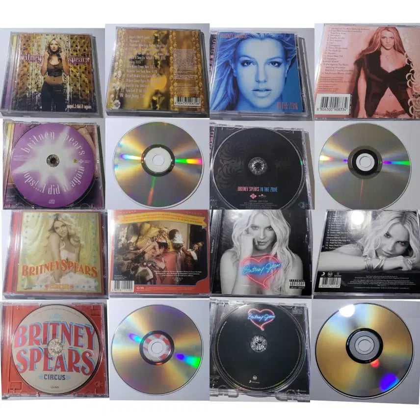 [BUNJANG] Britney Spears - Studio Albums Collection (2nd, 4th, 6th, 8th) / 브리트니 스피어스(Britney Spears)시디 모음 정리 (2집,4집,6집,8집) [팝송,CD,앨범,음반]