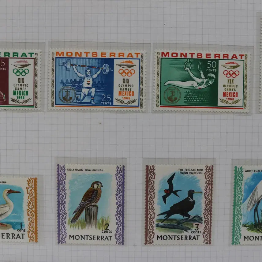 [BUNJANG] Montserrat 15 Unused Single Stamps / [외국 우표 NO.31] 몬트세라트 15매 미사용 싱글우표
