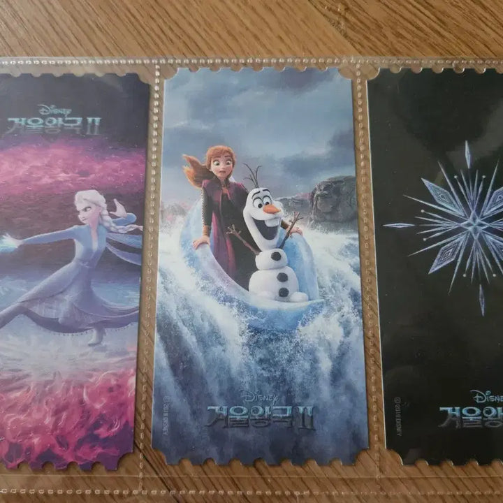 [BUNJANG] Frozen 2 Original Ticket Set (3 Types) / 겨울왕국2 오티 오리지널티켓 3종
