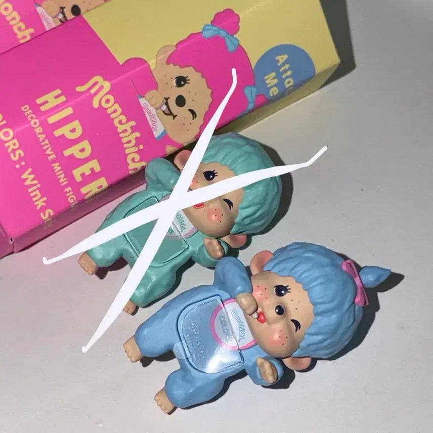 [BUNJANG] Monchhichi Hyper Blue Plush Doll / 몬치치 히퍼 블루 파랑