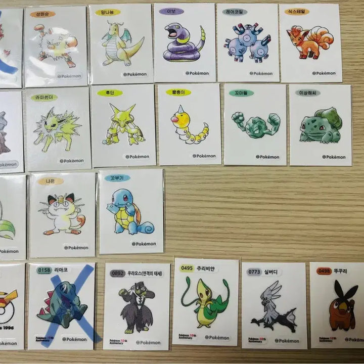 [BUNJANG] Pokemon Tteokbokki Seal Season 5 / 포켓몬 띠부씰 시즌 5 교환합니다.