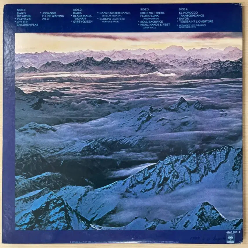 [BUNJANG] Santana Moonflower 2LP Gatefold Japanese Import / (수입LP) Santana / Moonflower