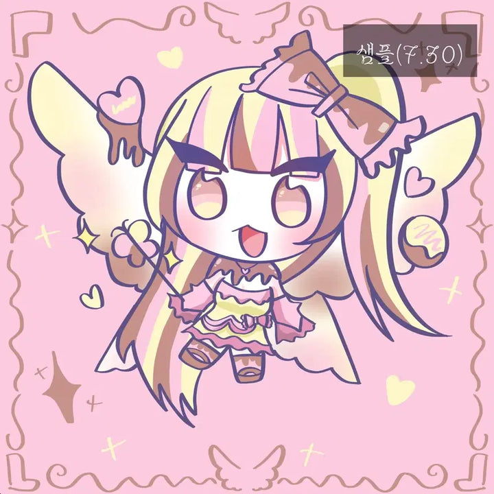 [BUNJANG] Custom Fairy Type SD Character Illustration Commission / [커미션]초카와이한 요정타입 SD 그림