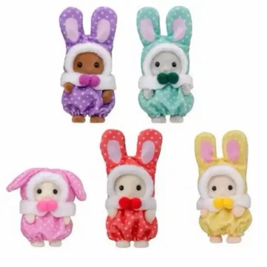 [BUNJANG] Sylvanian Families 40th Anniversary Limited Edition Colorful Usagi Rabbit Blind Pack / 민트) 실바니안 40주년 한정판 쿠지 컬러풀 우사기 토끼 블라인드팩