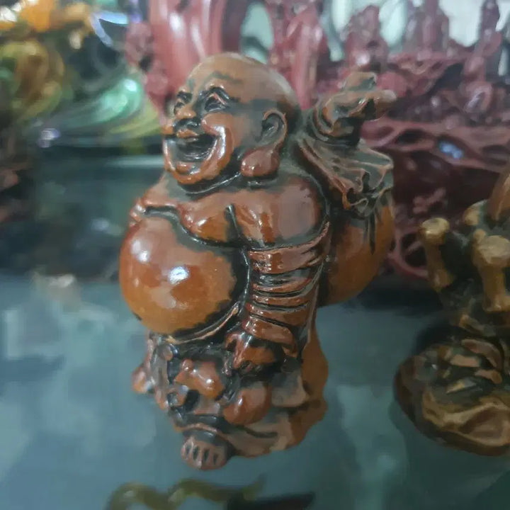 [BUNJANG] High-Value Resin Sculpture Set: Fortune Monk and Horse / 고가의 레진. 조형세트