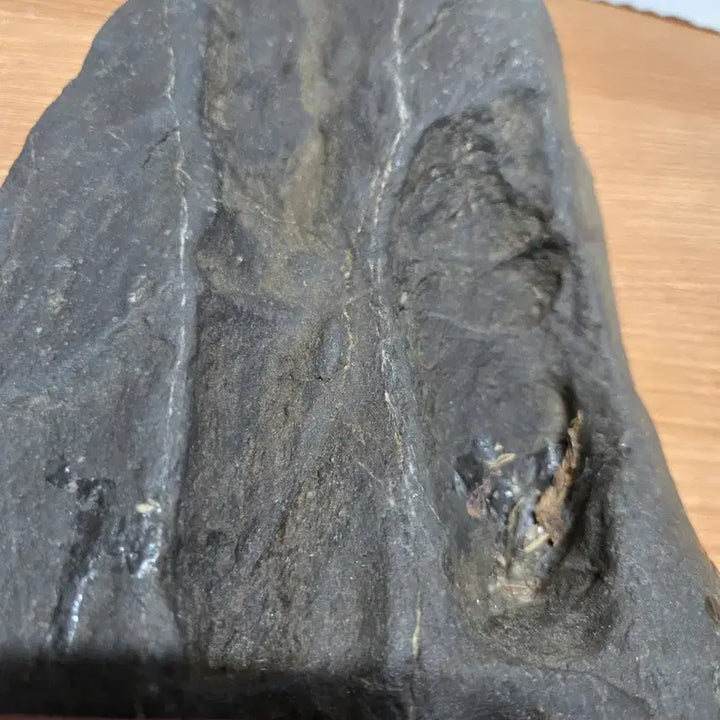 [BUNJANG] Namhangang Stone with Wooden Stand / 남한강 수석 원목 받침 포함