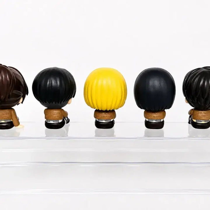 [BUNJANG] Attack on Titan Machiboke 10th Anniversary Figure Set - Eren, Mikasa, Armin, Levi, Hange / 택포 8만)진격의거인 마치보케 10주년 풀세트/ 에렌 미카사 아르민 리바이 한지 피규어