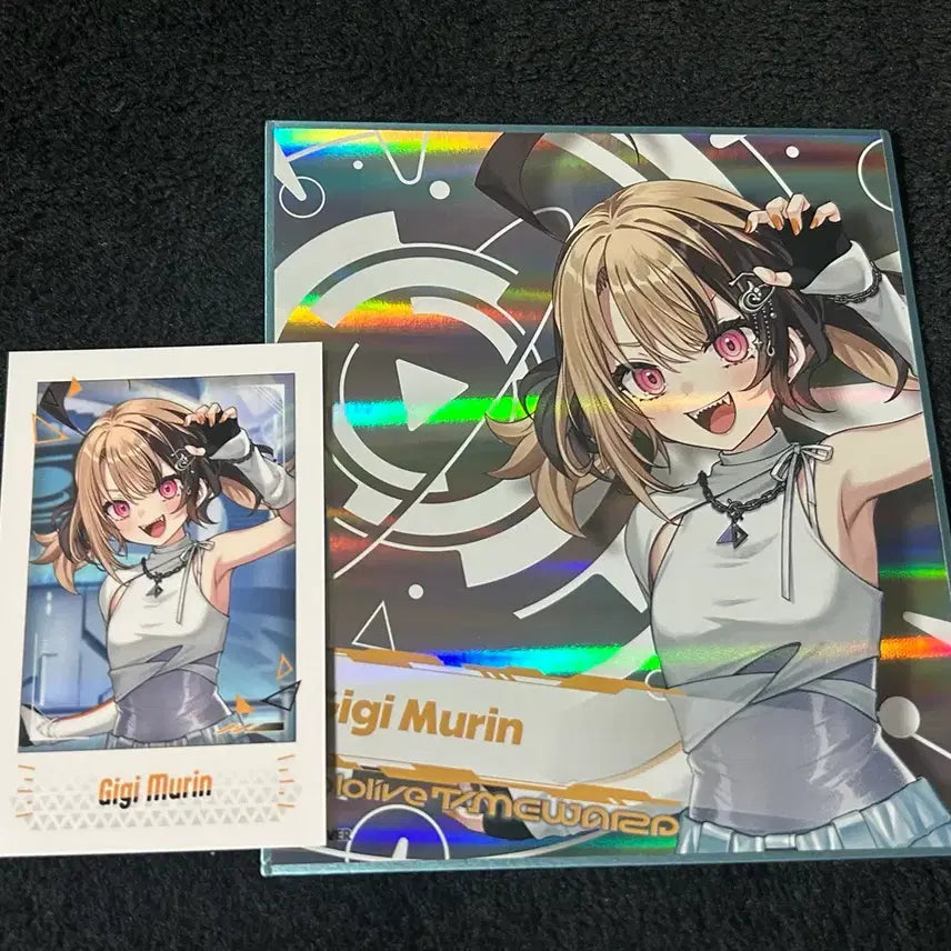 [BUNJANG] Hololive EN Justice Ggiri Murin Expo Cheki Aurora Shikishi Bundle Set / 홀로라이브en 저스티스 지지 무린 엑스포 체키 오로라 색지 일괄