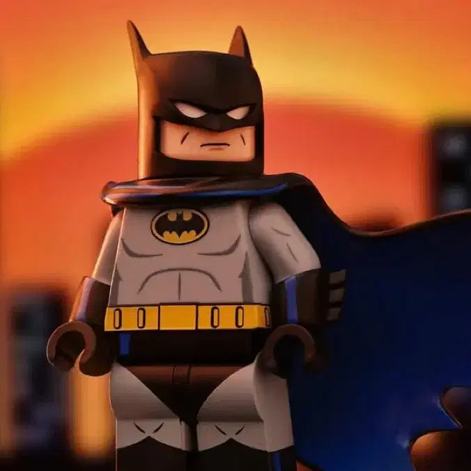 [BUNJANG] LEGO Jin Custom Minifigure TAS Batman Deluxe Set with Base / 레고 진 커스텀 미니피규어 TAS 배트맨 디럭스 베이스 포함