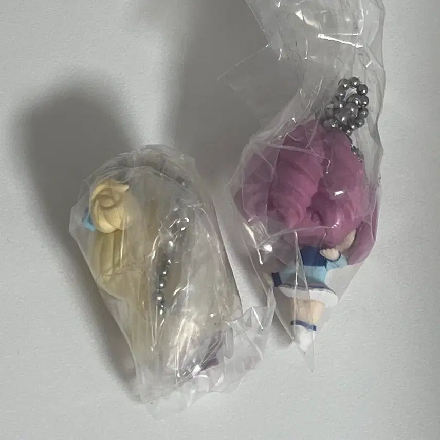 [BUNJANG] Aikatsu! Stars! Hime &amp; Laura Figure Keychains (Unsealed Set) / 아이카츠 아이엠스타 스타즈 히메 로라 피규어 키링 가챠 미개봉