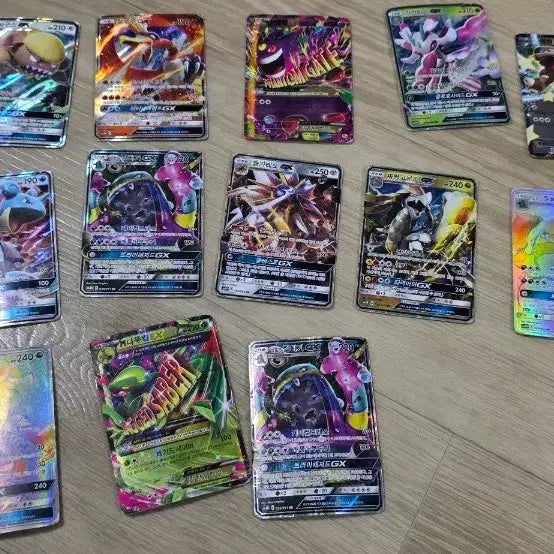 [BUNJANG] Pokemon Card Rare Rainbow GX Card Bundle Set / 포켓몬 카드 레어 레인보우 GX 카드 일괄