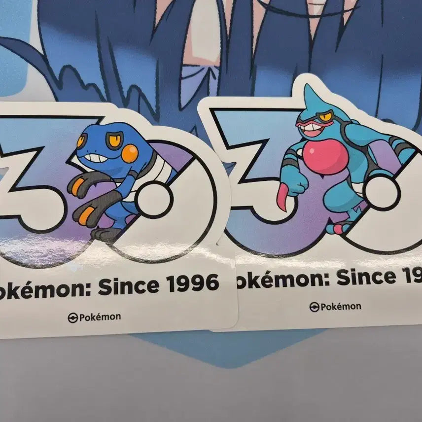 [BUNJANG] Pokemon 30th Anniversary Logo Sticker - Yanma &amp; Yanmega (4th Gen Sinnoh) / 포켓몬 30주년 로고 스티커 삐딱구리 독개굴 4세대 신오