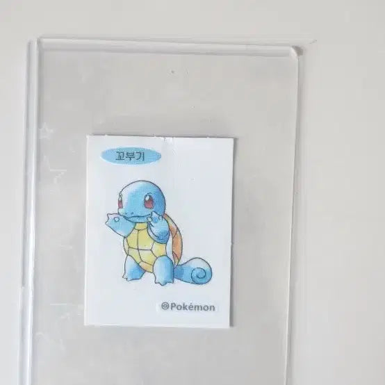 [BUNJANG] Squirtle 30th Anniversary Stickers / 꼬부기 30주년 띠부씰