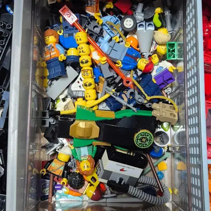 [BUNJANG] LEGO Authentic Bulk Bricks (Approx. 6.5kg) - Color Sorted / 레고정품 벌크 6.5kg 가량 색분류
