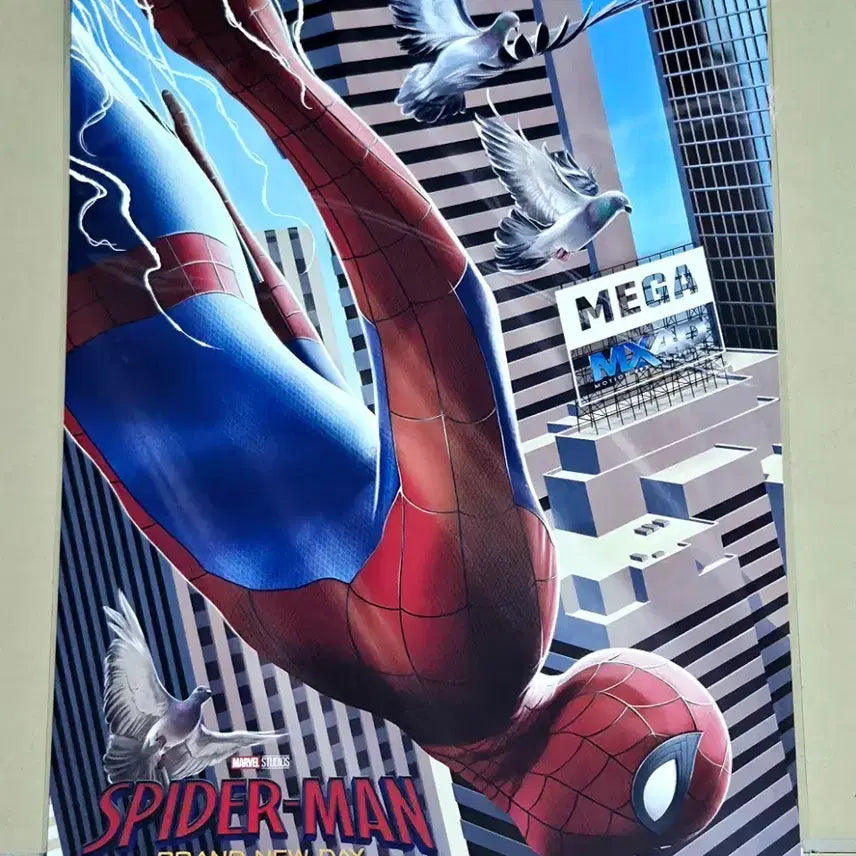 [BUNJANG] Spider-Man Megabox MX4D Poster / [스파이더맨] 메가박스 mx4d 포스터
