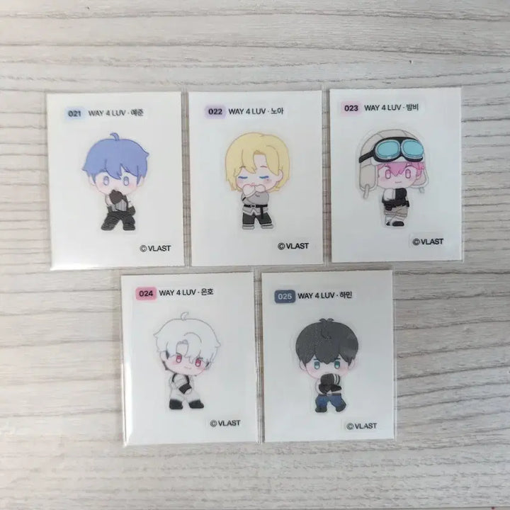 [BUNJANG] PlaYeeve POB Sticker Set (WAY 4 LUV, 21-25) / 플레이브 띠부씰 WAY 4 LUV 웨포럽 21~25