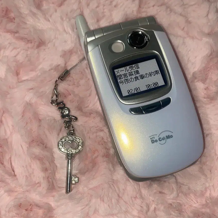 [BUNJANG] Classic Japanese Mockup Phone White Docomo Galapago Y2K / 고전 일본 모형폰 화이트 목업폰 도코모 갸루폰 피처폰 y2k