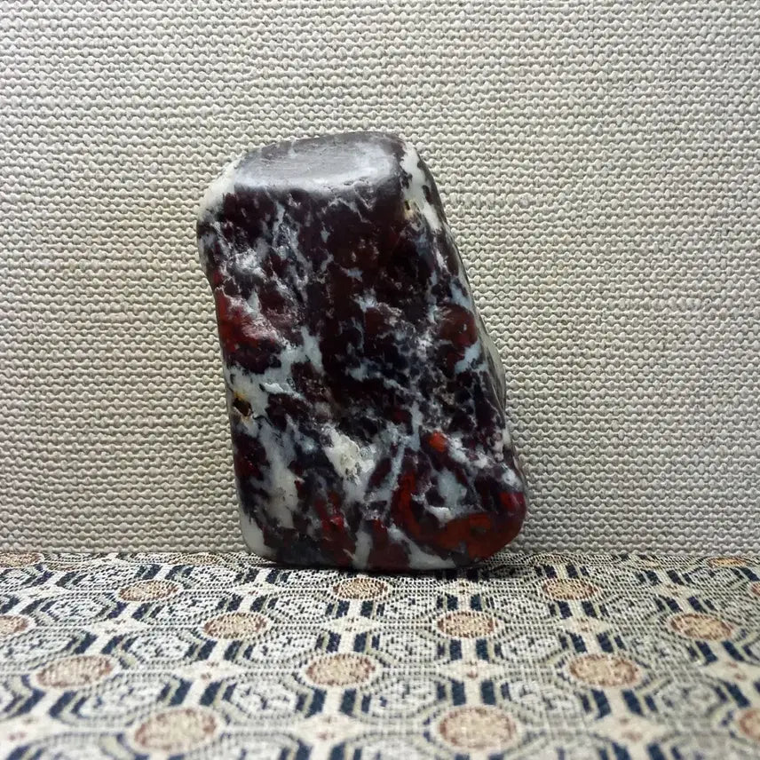 [BUNJANG] Rare Blood Stone (Jiexi Stone) Rough Stone / [천연 원석] 희귀 붉은 계혈석 원석