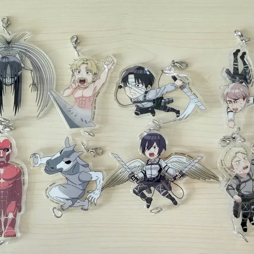 [BUNJANG] Attack on Titan Levi Acrylic Charm / 진격의거인 쿠지 하위상 아크릴참