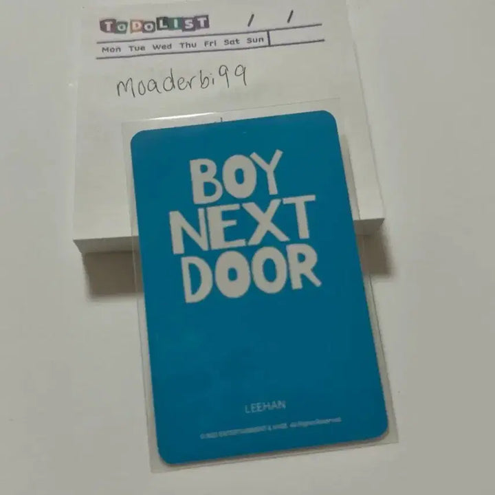 [BUNJANG] BOYNEXTDOOR Leehan Photocard / 보넥도 이한 포카