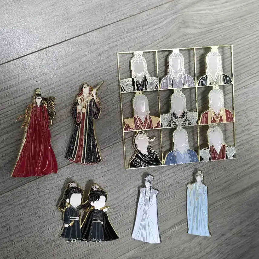 [BUNJANG] The Untamed Chen Qing Ling Ying Yuan Dang Zhu Xuan Ye Cheng Yi Badge Bundle Set / 침향여설 응연 당주 현야 성의 뱃지 중드