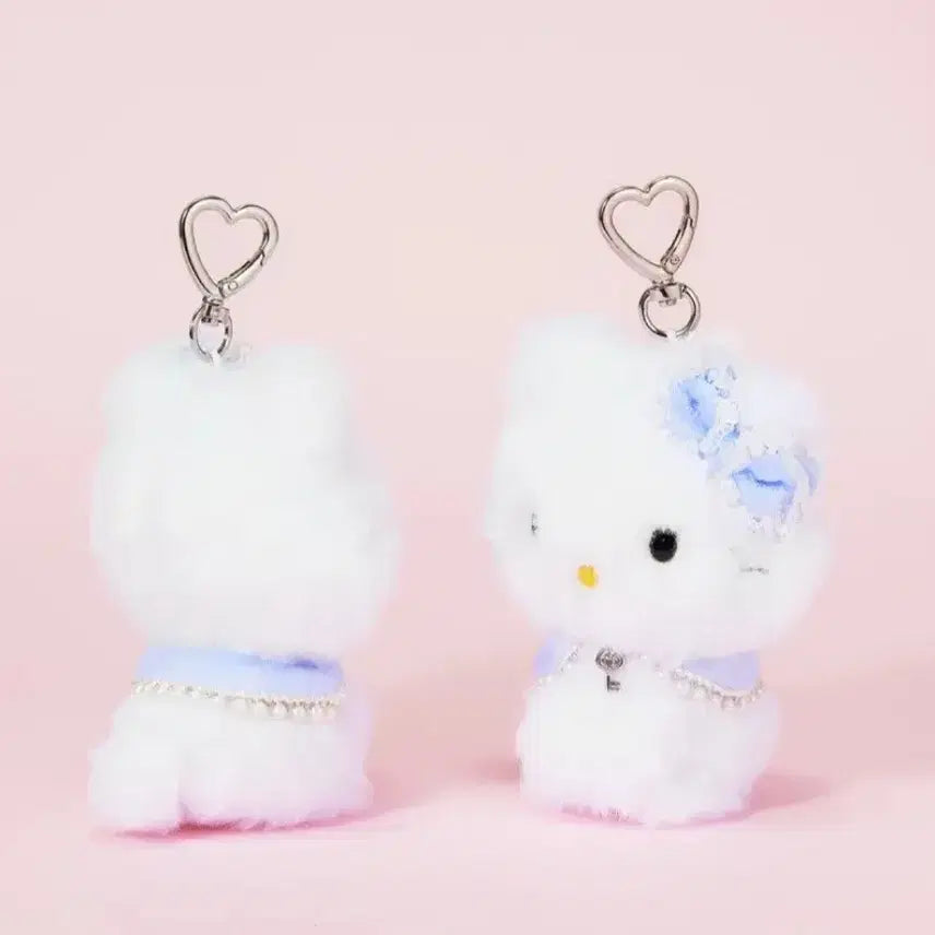 [BUNJANG] Filimili x Charmmy Kitty Blue Kitty Plush Keychain / 필리밀리x챠미키티 인형키링 파란키티 판매