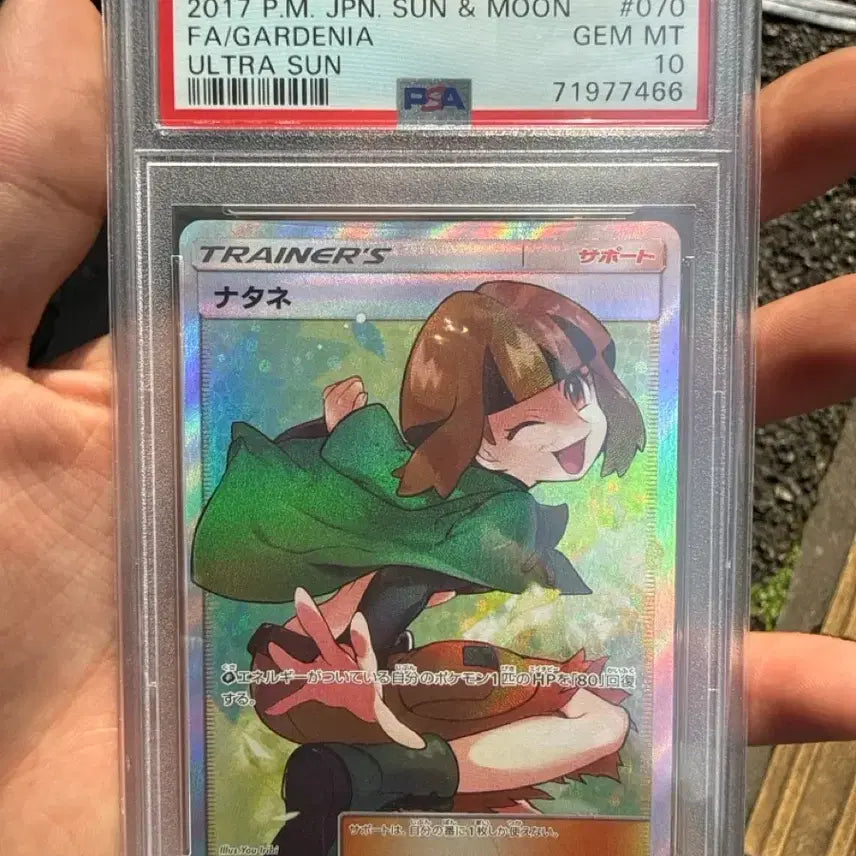 [BUNJANG] Pokemon TCG Yu Chae SR Ultra Sun Japanese PSA 10 / 포켓몬 TCG  유채 SR 울트라 썬 일본판 PSA10