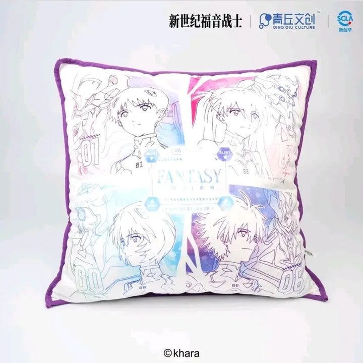 [BUNJANG] Neon Genesis Evangelion Pilot Original Illustration Cushion (Sealed) / (미개봉 새상품) 신세기 에반게리온 파일럿 원화 일러스트 빅 대형 쿠션