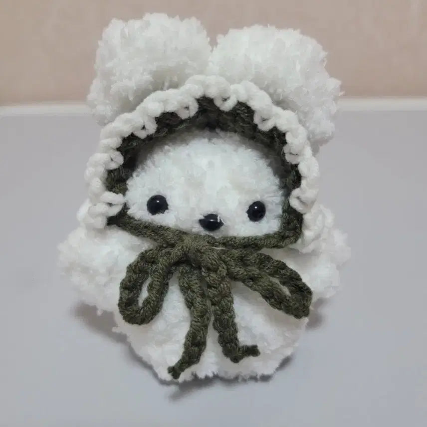 [BUNJANG] Rabbit Plush Bag Charm with Bonnet / 미니 인형 판매합니다