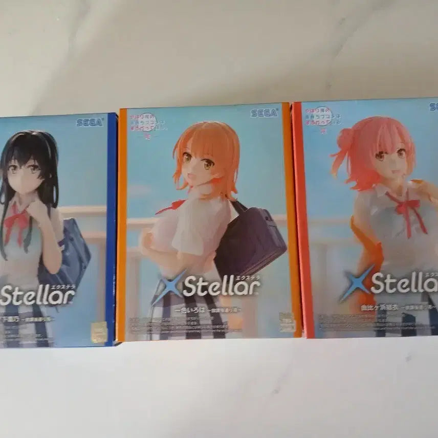 [BUNJANG] Sega Stellaris My Youth Romantic Comedy Is Wrong As I Expected. 3-Piece Figure Set / 최저가)세가 스텔라리스 역시 내 청춘 러브코미디는 잘못됐다.3종