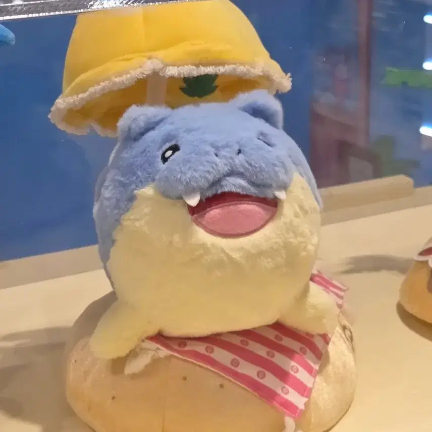[BUNJANG] Pokemon Summer Days Groudon Plush / 부산 팝업 포켓몬 느긋느긋 바캉스칠링 썸머 데이즈 대굴레오 봉제 인형